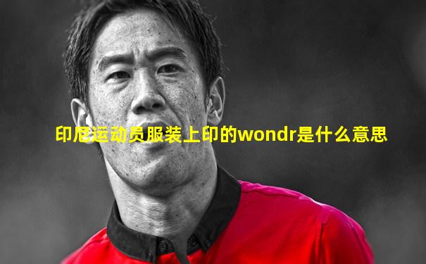 印尼运动员服装上印的wondr是什么意思