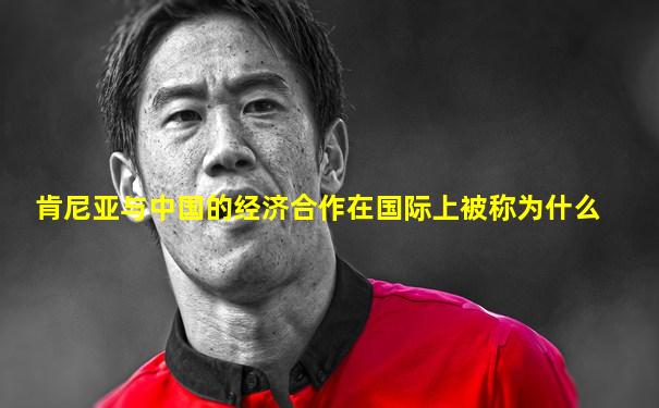 肯尼亚与中国的经济合作在国际上被称为什么