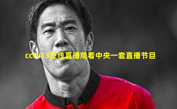 cctv13在线直播观看中央一套直播节目