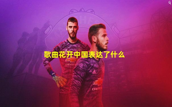 歌曲花开中国表达了什么